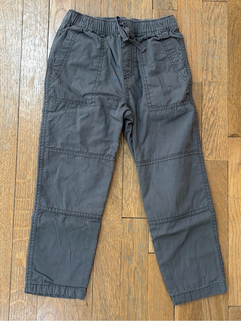 Tea Collection Cozy Does It Lined Pants Cotton Gray Size 5